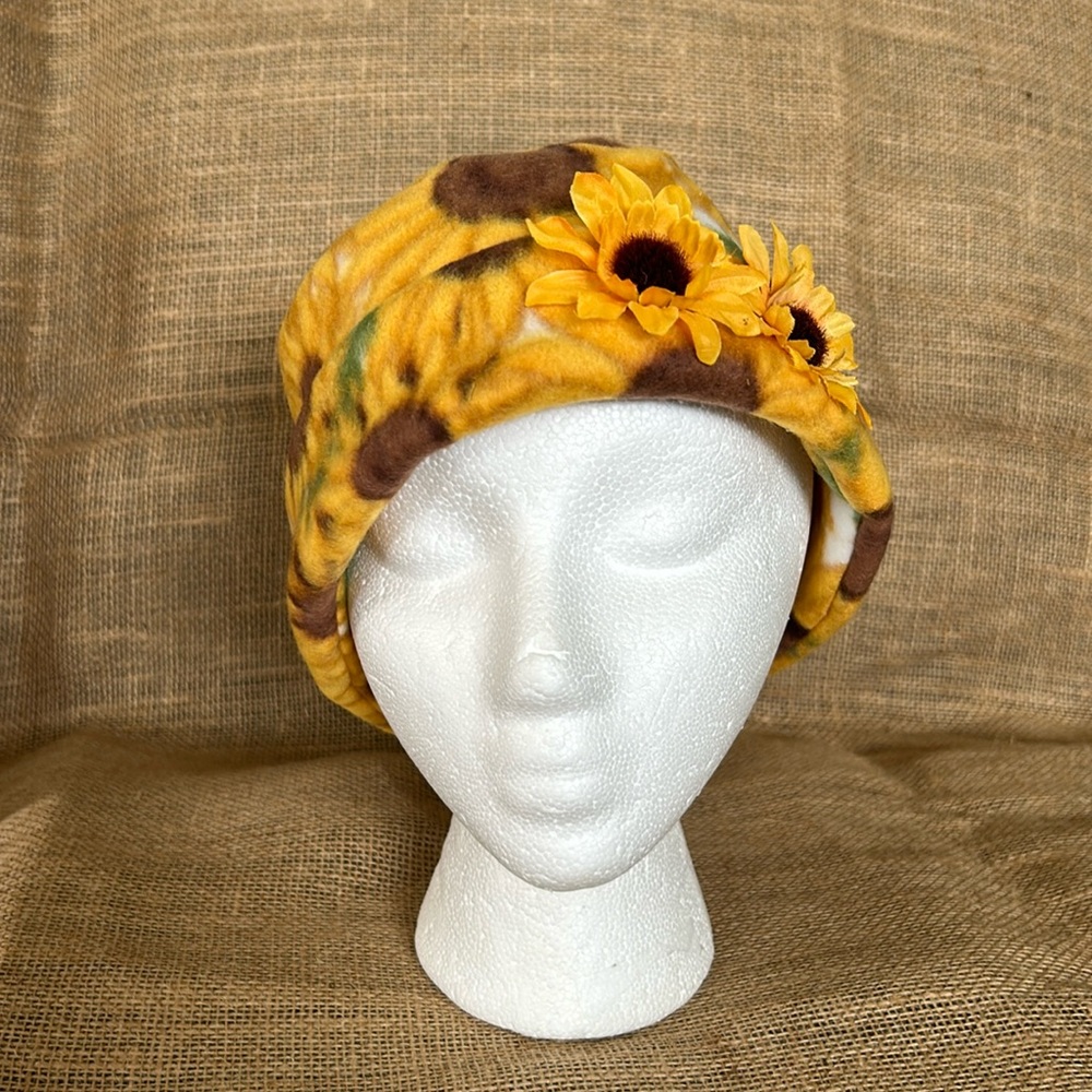 Young Girl Handmade Fleece Hat